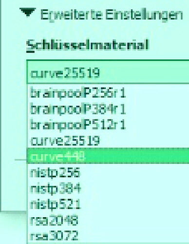 schlüssel erstellen
